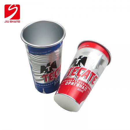 500 ml wielobarwne metalowe kubki z aluminium 