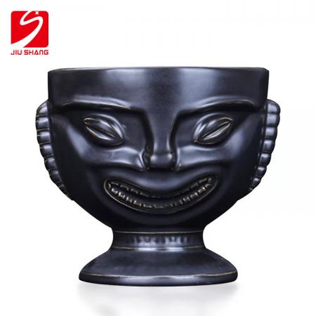 diskon retro cocktail bar hawaje tiki totem mug gelas - 